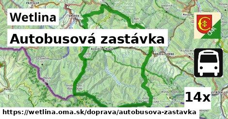 autobusová zastávka v Wetlina