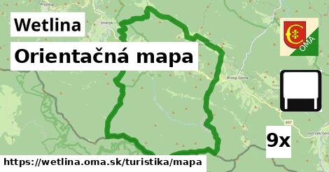 orientačná mapa v Wetlina