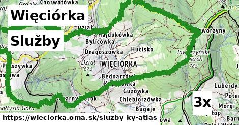 služby v Więciórka