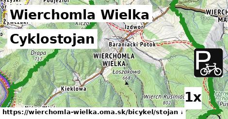 cyklostojan v Wierchomla Wielka