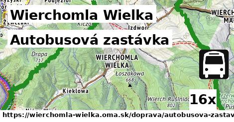 Autobusová zastávka, Wierchomla Wielka