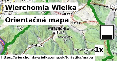 Orientačná mapa, Wierchomla Wielka