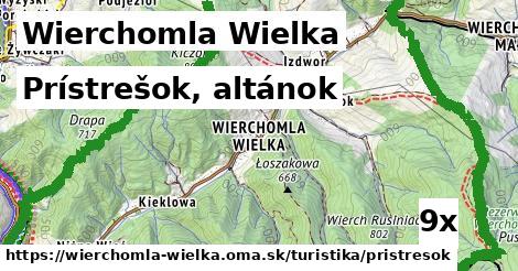 Prístrešok, altánok, Wierchomla Wielka