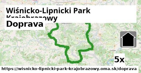 doprava v Wiśnicko-Lipnicki Park Krajobrazowy