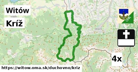 Kríž, Witów