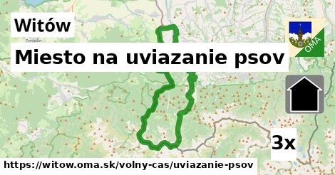 miesto na uviazanie psov v Witów