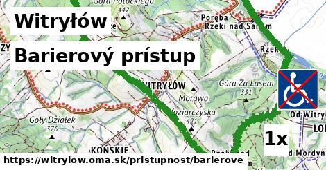 barierový prístup v Witryłów