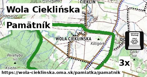 Pamätník, Wola Cieklińska