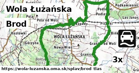 brod v Wola Łużańska