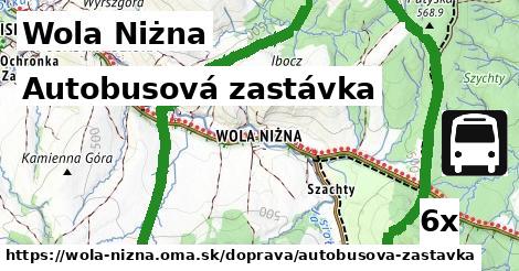 Autobusová zastávka, Wola Niżna