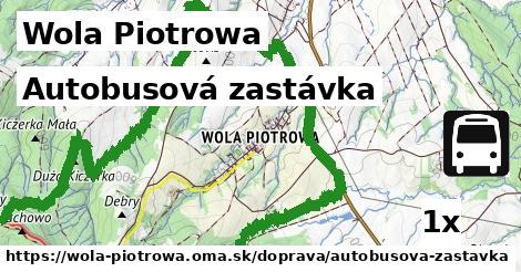 Autobusová zastávka, Wola Piotrowa