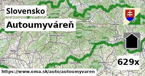 Autoumyváreň, Slovensko