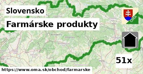 Farmárske produkty, Slovensko