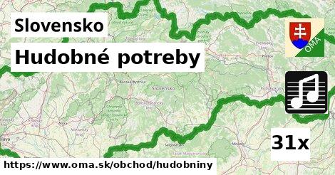 Hudobné potreby, Slovensko
