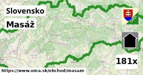 Masáž, Slovensko