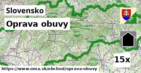 Oprava obuvy, Slovensko