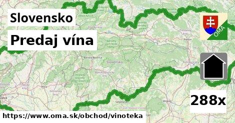 Predaj vína, Slovensko