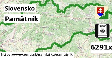 Pamätník, Slovensko