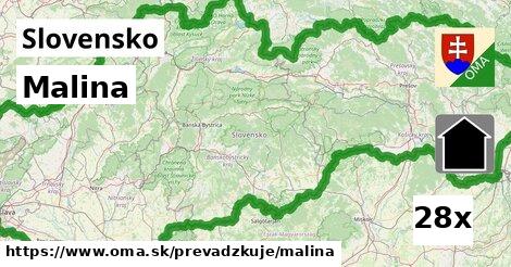Malina, Slovensko