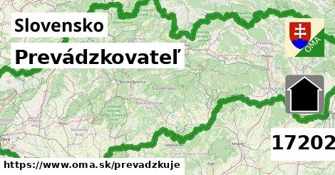 prevádzkovateľ v Slovensko