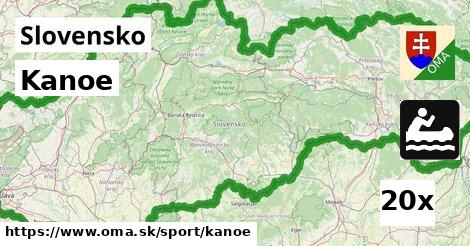 Kanoe, Slovensko