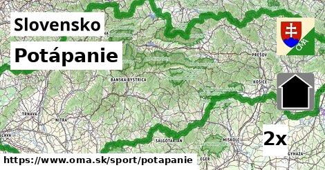 Potápanie, Slovensko