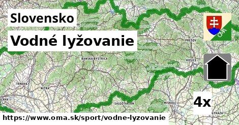 Vodné lyžovanie, Slovensko