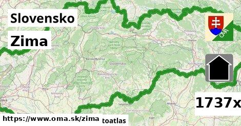 zima v Slovensko