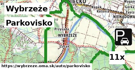 Parkovisko, Wybrzeże