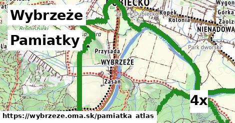 pamiatky v Wybrzeże