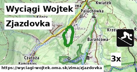 Zjazdovka, Wyciągi Wojtek