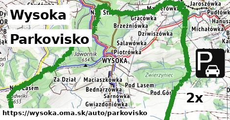 Parkovisko, Wysoka