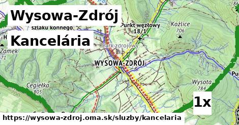 kancelária v Wysowa-Zdrój