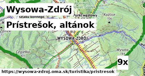 Prístrešok, altánok, Wysowa-Zdrój