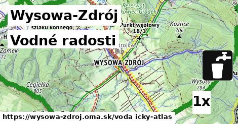 vodné radosti v Wysowa-Zdrój