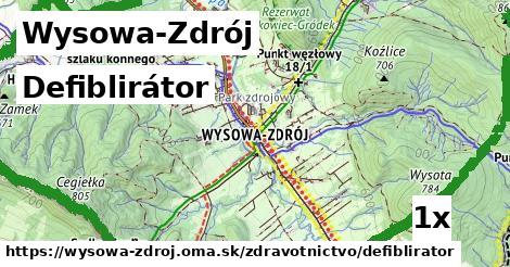 defiblirátor v Wysowa-Zdrój