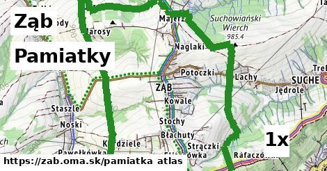 pamiatky v Ząb