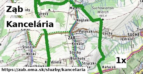 Kancelária, Ząb