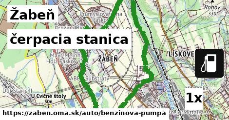 čerpacia stanica, Žabeň