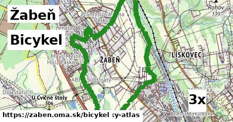 bicykel v Žabeň
