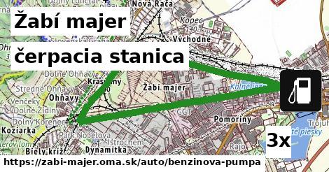 čerpacia stanica, Žabí majer