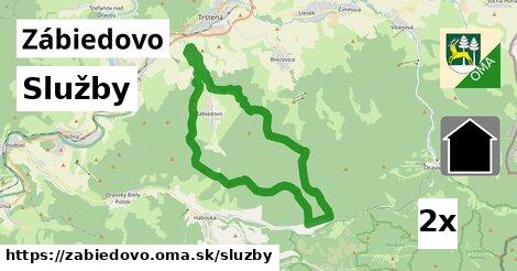 služby v Zábiedovo