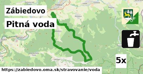 Pitná voda, Zábiedovo