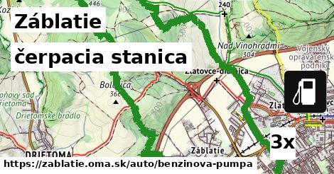 čerpacia stanica, Záblatie