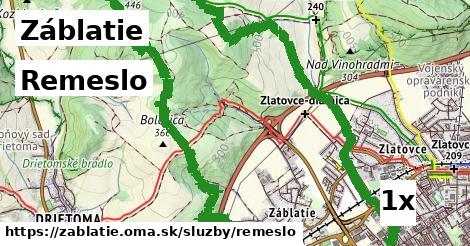 Remeslo, Záblatie