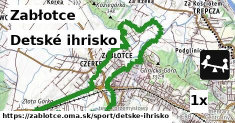 detské ihrisko v Zabłotce