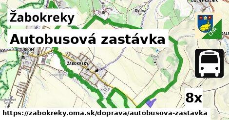 Autobusová zastávka, Žabokreky