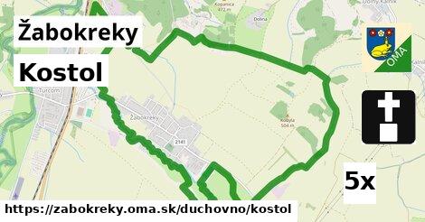 Kostol, Žabokreky