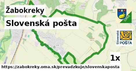 Slovenská pošta, Žabokreky