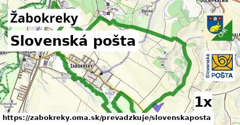 Slovenská pošta, Žabokreky